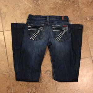 7 For All Mankind dojo flares 25x33